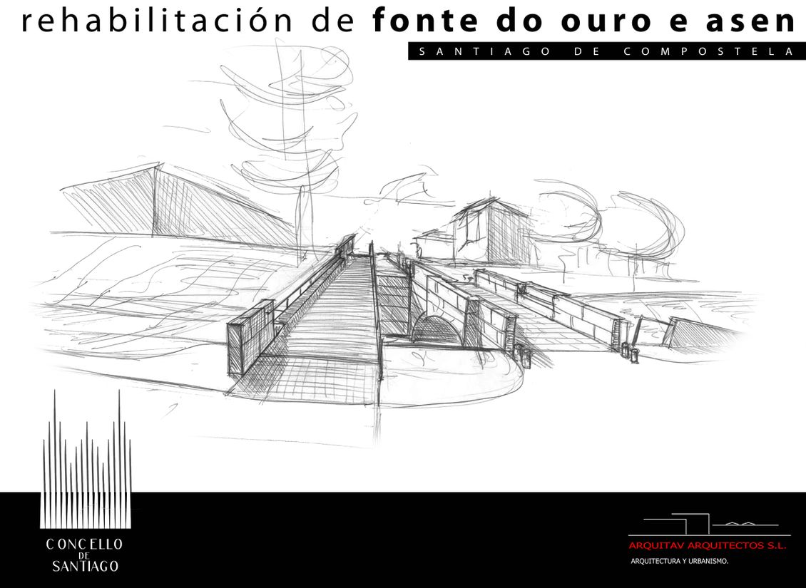 Rehabilitación da fonte do ouro e asen Arquitav